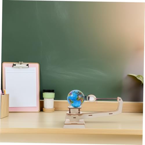 2 Sets Gravity Physics Experiment Kit Wooden Earth Moon Models - Image 6