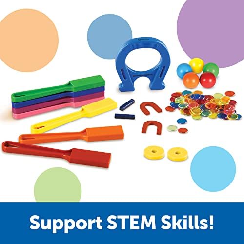 Learning Resources Super Magnet Lab Kit - 119 Pieces, Ages 5+, STEM ,Toys for Kindergartner, Science Learning Activities for Kids,Back to School Supplies,Teacher Supplies - Image 2