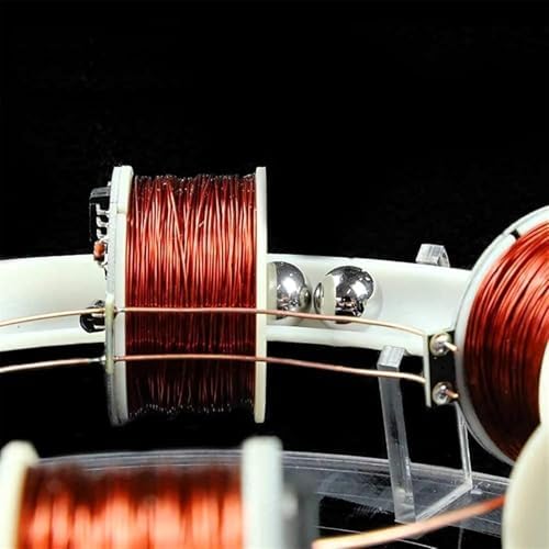 6 Coils Ring Electromagnetic Accelerator, Brushless Motor Cyclotron Model with 940nm Independent Circuit Board, 23cm Circular Track and Copper Coil, Quick Response for Lab - Image 6