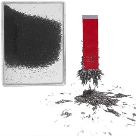 SEWACC Magnetic Field Demonstrator 5-Piece Magnetic Powder for Education Iron Filings Box for Science Experiment Tools Physics Classroom Teaching Aid for Field Experiments - Image 2