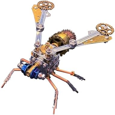 3D Metal Model Kits Insect Bug Mechanical Steampunk Science Kit Metal Building DIY Projects Arts and Crafts Hobby Kits Gift Ideas for Birthday & Christmas (Mechanical Insect) by Lovewenying