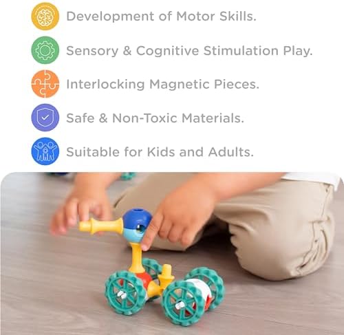 Magnetic Building Set for Kids, STEM Educational Toys for 3+ Year Old Boys and Girls, Space Planet Blocks - Image 5