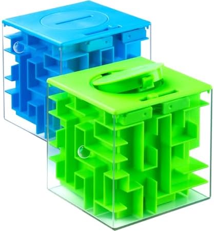 iKeelo Money Maze Puzzle Box (2 Pack), Makes Cash Gift Giving Much More Fun by ikeelo