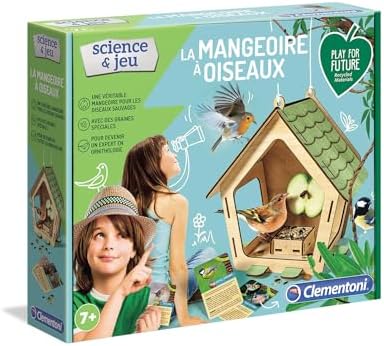 Clementoni - Science Bird Feeder-Play for Future-Scientific Game-French Version, Made in Italy, 7 Years and More, 52517, Wood - Image 3
