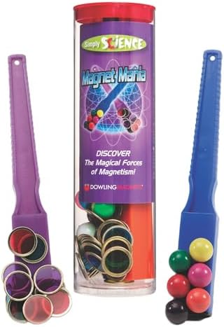 Dowling Magnets Magnet Mania STEM Toy – Fun Magnet Kit for Kids Ages 4+ – Educational Science Set & Christmas Gift Idea by DowlingMagnets