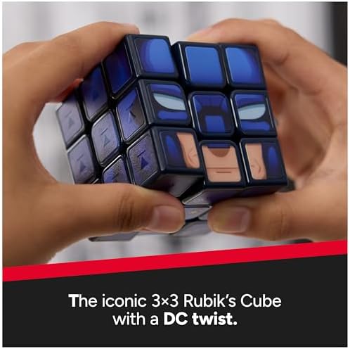 Rubik’s Cube, Batman & Joker Cubers, Amazon Exclusive 2-Pack, DC Comics Collectible Fidget Toy & Desk Decor, Challenging Brain Teaser for Fans of Batman Toys, for Ages 8 & Up - Image 3