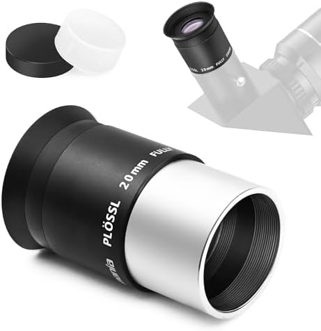 Astromania Telescope Eyepiece 20mm 1.25 Inch Plossl Eyepiece Telescope Lens by AstromaniaOptics