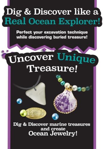 ArtSkills Epic Lab Dig Kit, Ocean Discovery STEM Treasure Hunting Science Kit Arts & Crafts Activity, 30 Assorted Treasures, Tools Included - Image 3