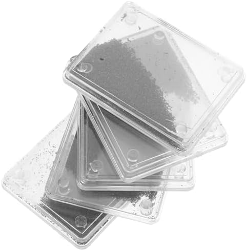 HEMOTON 5pcs Iron Powder Magnetic Sand, Classroom Magnetism Studies, Physics Teaching Tools, Iron Filings for Science Experiments by HEMOTON