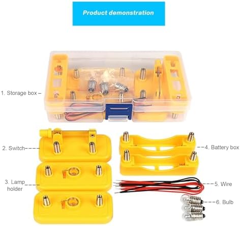 Electricity Experiment Kit, Scientific Circuit Package - Lighting Small Bulbs in Series and Parallel Circuits - Image 2