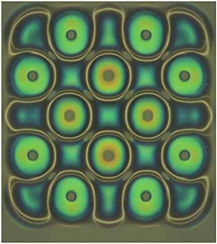 Magnetic Field Viewing Film 4"x4", Magnetic Flux Display, Magnet Pattern Detector, Scientific Project Teaching, Reusable and Automatic Recovery - Olive by metisinno