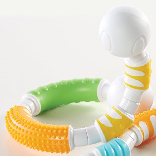 Guidecraft Grippies Curves - 30 Piece Set, STEM Soft Grip Magnetic Building Toy for Toddlers - Image 6