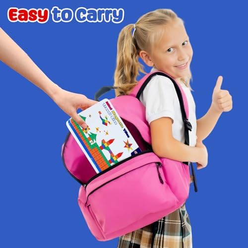 Gemmicc 58 PCS Mini Magnetic Tiles, Magnet Toys with Metal Storage Box - Image 4