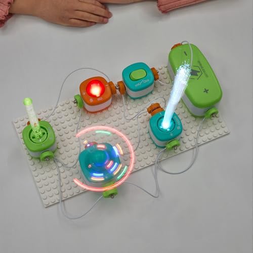 Miniland Set of 32 Electrical Experiments, Kids Games, STEM Game for Learning About Electricity in a Fun and Safe Way, Boys and Girls Ages 6 and Up, Building Toys | Circuit Genius - Image 5