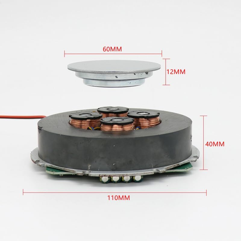DIY Magnetic Levitation Module Core Kit for Advertising Display Max Load-Bearing 0-300g - Image 4