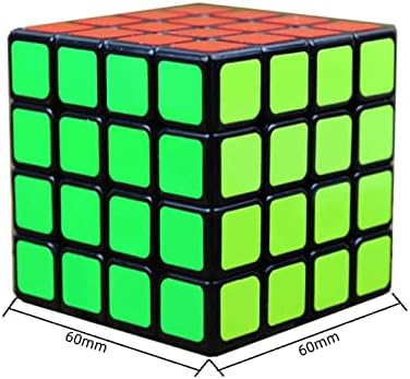 Classic Magic Cube 2.4" Puzzle 4x4 Smart Speed Cube Educational Game Brain Teaser (1 Pack, Black) - Image 4