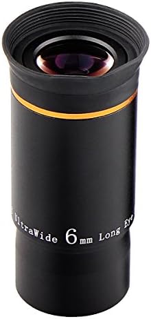 SVBONY Telescope Eyepiece 6mm, Gold Line Eyepiece 66° Ultra Wide Angle Lens by SVBONY