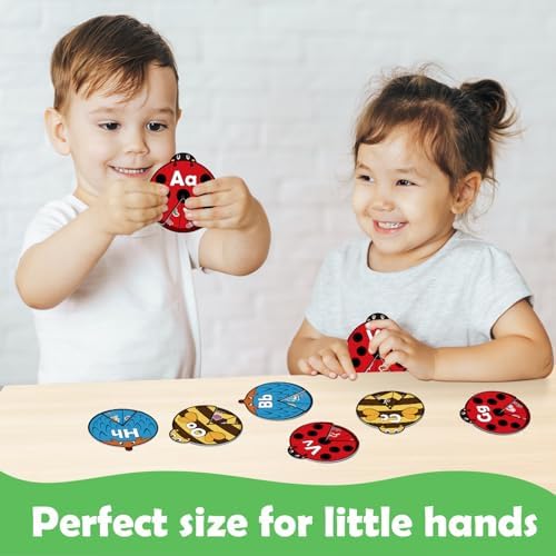 Kasfalci Alphabet Cards, Alphabet Learning Toys, ABC Learning for Toddlers, Letter Matching Game, Sight Words, Kindergarten Preschool Learning Activities, Montessori Educational Toy for Kids - Image 5