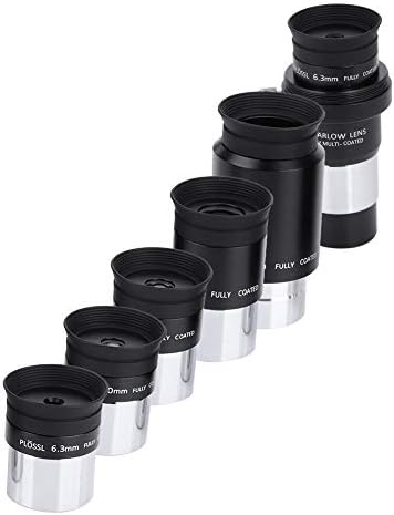 High Power 2X Barlow Lens Plossl Eyepiece Set for Telescopes - Image 3