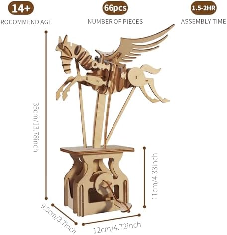 Music Park 3D Wooden Puzzle, Pegasus - Image 2