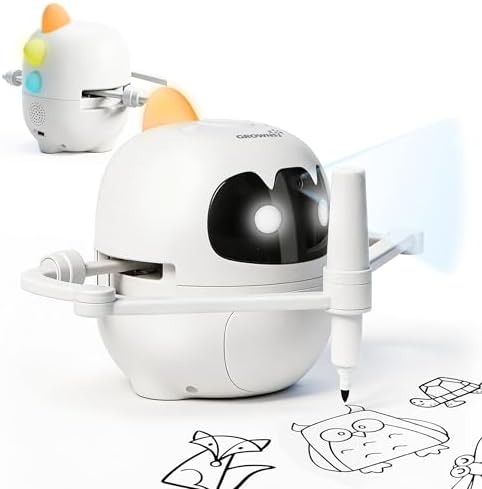 GROWNSY Scan Drawing Robot with 150 Cards, Montessori Learning Toys by GROWNSY