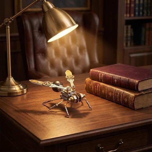 3D Metal Puzzles for Adults Teens-150+Pcs-Mechanical Wasp Bee Insect Models-3 Hours to Build-Ideal for Birthday Gifts and Decorations(Mechanical Wasp) by Lovewenying