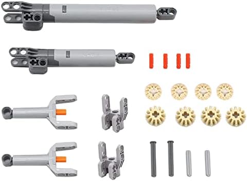 22PCS Hydraulic Pump Kit Compatible With Mainstream Technic Parts, Gear and Axle Set for Building Blocks Model by KonHaovF