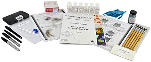 Crime Scene Investigation - Use Forensic Techniques to Solve A Fictional Crime - Fingerprinting, Hair Examination, Chemical Analysis & Chromatography - Experiment Kit - Innovating Science by InnovatingScience