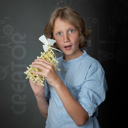 Heebie Jeebies Wind Walker STEM Activity- Mini Jansen Strandbeest DIY Model Kit Sculpture- Develop Problem-Solving, Creative Thinking Skills, Attention to Detail- No Electricity or Batteries- Ages 8+ - Image 6