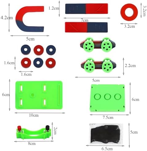 Magnetic Science Kit Physics Electromagnet Experiment Lab Magnets for Kids - Image 2