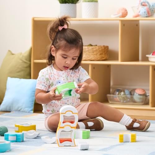 Guidecraft Grippies Waves - 20 Piece Set: STEM Magnetic Building Set for Toddlers, Kids Learning and Educational Toys - Image 3
