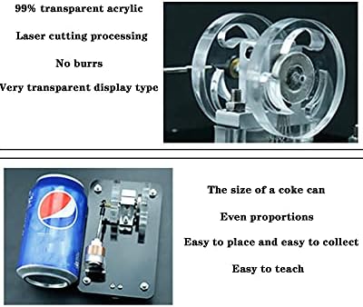 Physics Magnetic Levitation Motor Reciprocating Hall Motor Levitating Motor Model Creative Magnetic Levitation Ornaments Educational Experiment Model - Image 3