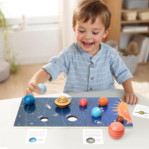 Planets Toys, Solar System Model Kit for Kids Ages 3, Space Science Toys for Toddlers - Image 6