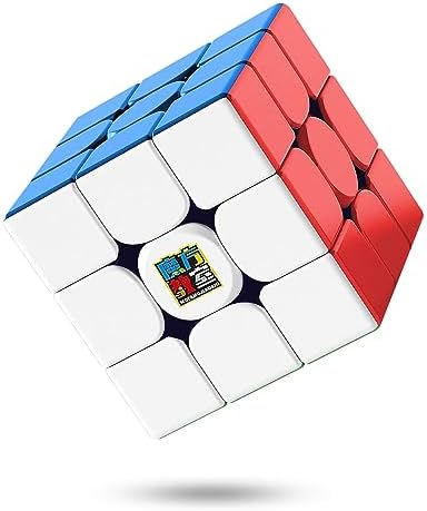 CFMOUR Magnetic 3x3 Speed Cube, Stickerless Magic with Stand, 48 Magnets by EnjoyaGreenLife