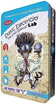 The Purple Cow Crazy Scientist Static Electricity - Science Kits for Young Researchers. for Learning & Education - STEM Educational Games for Kids, Boys & Girls, with Instructions - Image 6