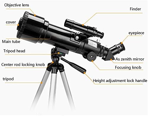 Ultra Hd, Astronomical Telescope,Profession Stargazing 100x Telescope Beginners,Adult 70mm Astronomical Refractor Telescopes,with Height Adjustable Tripod,White - Image 5