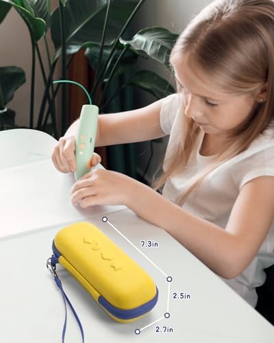 SQERO 3d Pen Case for 3Doodler Start+ Essentials 3D Pen Set for Kids, Shockproof Protective Travel Storage Pen Refills Bag, Cute Gifts for Boys & Girls（Only Case - Image 5