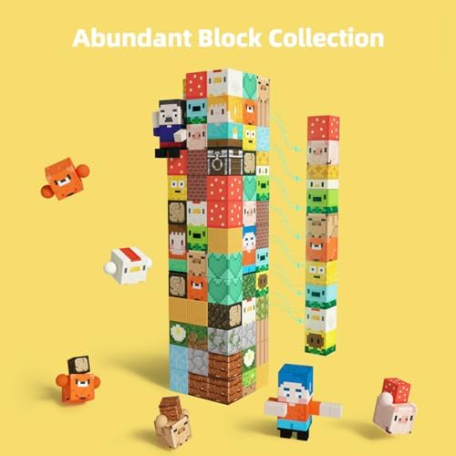 GobiDex 100PCS Magnetic Blocks Farm Animal Playset for Boys and Girls - Image 4