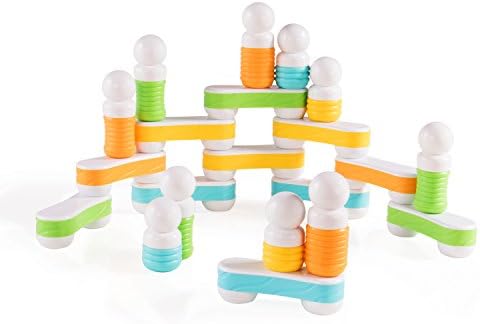 Guidecraft Grippies Links - 24 Piece Set, Stem Soft Grip Magnetic Building Toy for Toddlers by Unknown