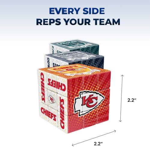 Party Animal NFL Football Speed Cube Puzzle, Minnesota Vikings - Image 7