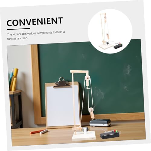 DIY Pulley Crane Science Kit with Remote Control for Kids - Image 3