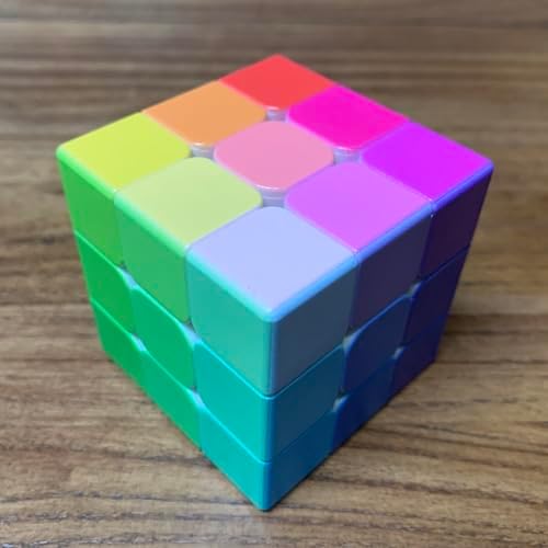 Cuberspeed Gradient Cube 3x3 Speed Cube Impossible, 3x3 Cube Advanced Difficulty Classic Color-Matching Problem-Solving Puzzle Game Toy for Adults & Kids Ages - Image 3