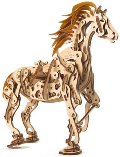 UGEARS 70054 Wooden Horse Puzzle, Model Building Set, Brain Game, DIY Puzzle, Educational Toy, Environmentally Friendly - Image 4