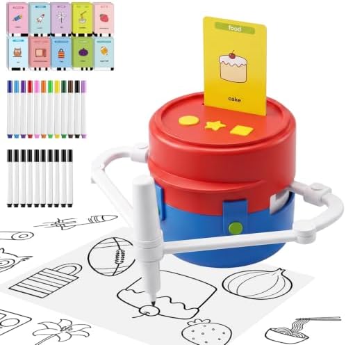 Drawing Robot for Kids - Voice Interactive Doodle Robot with 200 Patterns, Robot Drawing Machine for Kids, Montessori Educational Painting Learning Toy, Art Craft Gift for for Boys Girls Ages 3-8 by Unknown