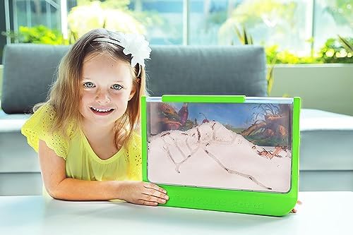 Uncle Milton Giant Ant Farm - Large Viewing Area - Care for Live Ants - Nature Learning Toy - Science DIY Toy Kit - Great Gift for Boys & Girls, Green - Image 5