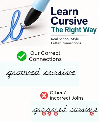 Magic Grooved Cursive Handwriting Workbook for Kids - Image 3