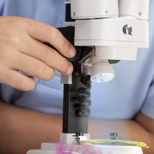 AmScope SE102Z-KT1 50X Binocular Stereo Microscope with Dual LED Light Kit - Image 7