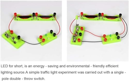 Basic Electricity Discovery Circuit Experiment Kit, Full Physics Laboratory Equipment Set, DIY Science Education Teaching Tool for Physical & Electromagnetism Exploration - Image 6