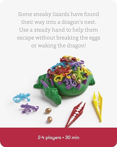 SimplyFun Dreaming Dragon - A Game for Kids Based on Steady Hands, Concentration, and A Little Luck - 2 to 4 Players - Kids Game Ages 6 & Up - Image 3