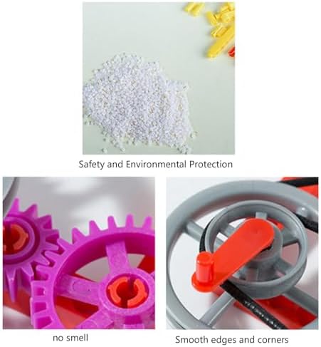 Hands on Gear and Pulley Assemble Toy Classroom Mechanical Engineering Experiment Set for Preschooler Ages 5+ Thinking Development - Image 3